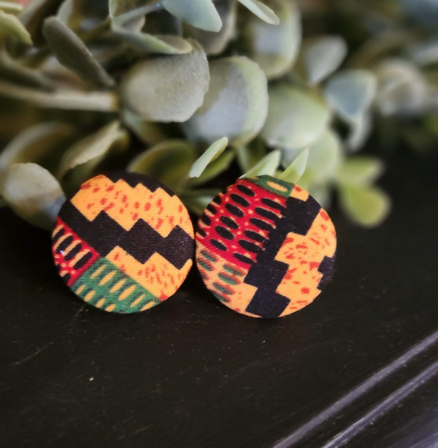 Small Classic Button Earrings