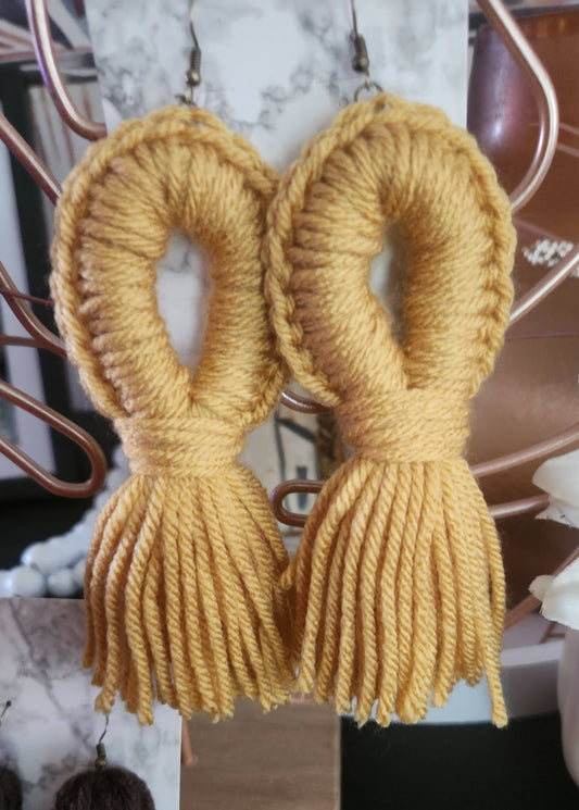 Crochet Loop Statement Tassels-All Colors!