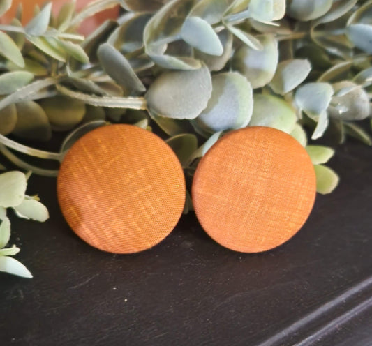 Classic Button Earrings