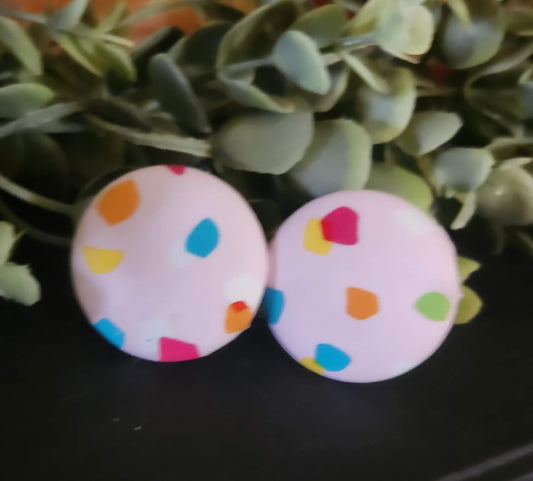 Classic Button Earrings