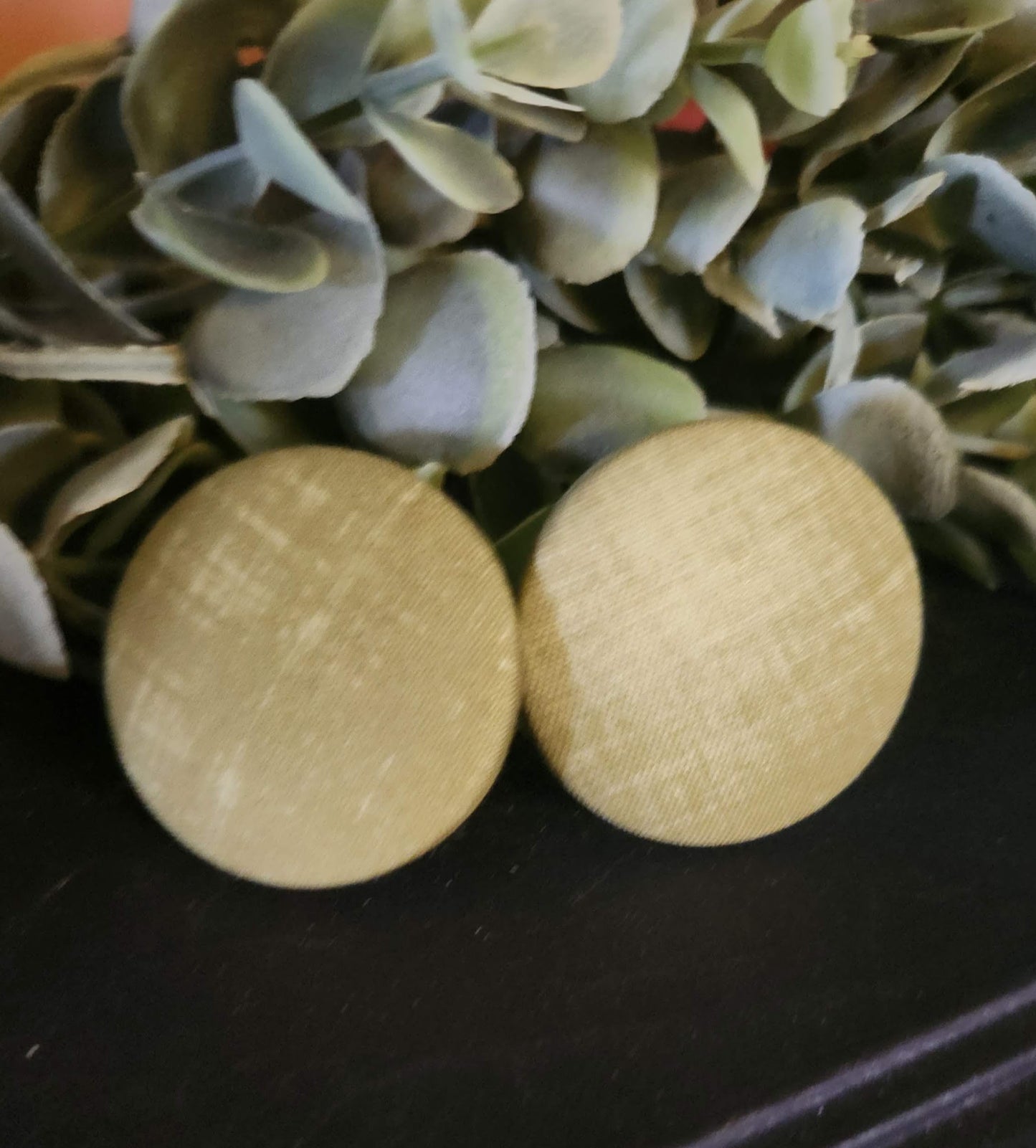 Classic Button Earrings