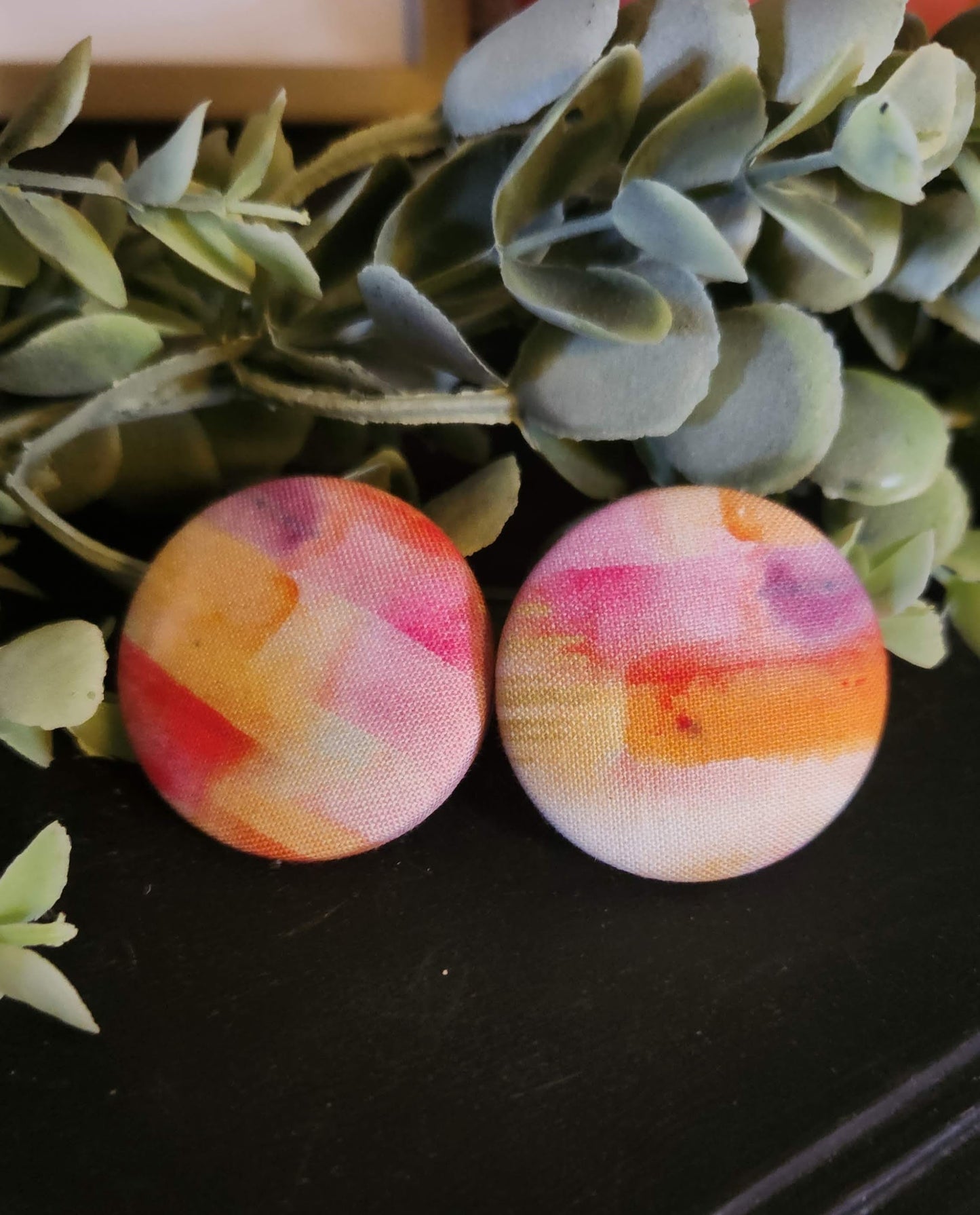 Small Classic Button Earrings